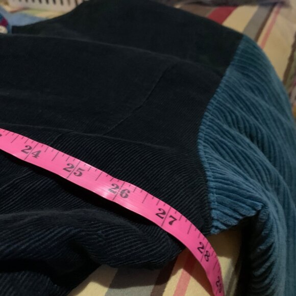 VTG Denim Barn Coat Jacket OOAK Patches Car Appliqué Plaid Lining OS Grandma Y2K - Picture 12 of 14